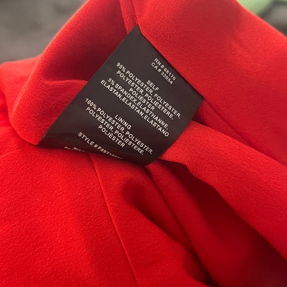 Adelyn Rae NWT Red Rozina Woven Strapless Bow Top - Picture 6 of 6